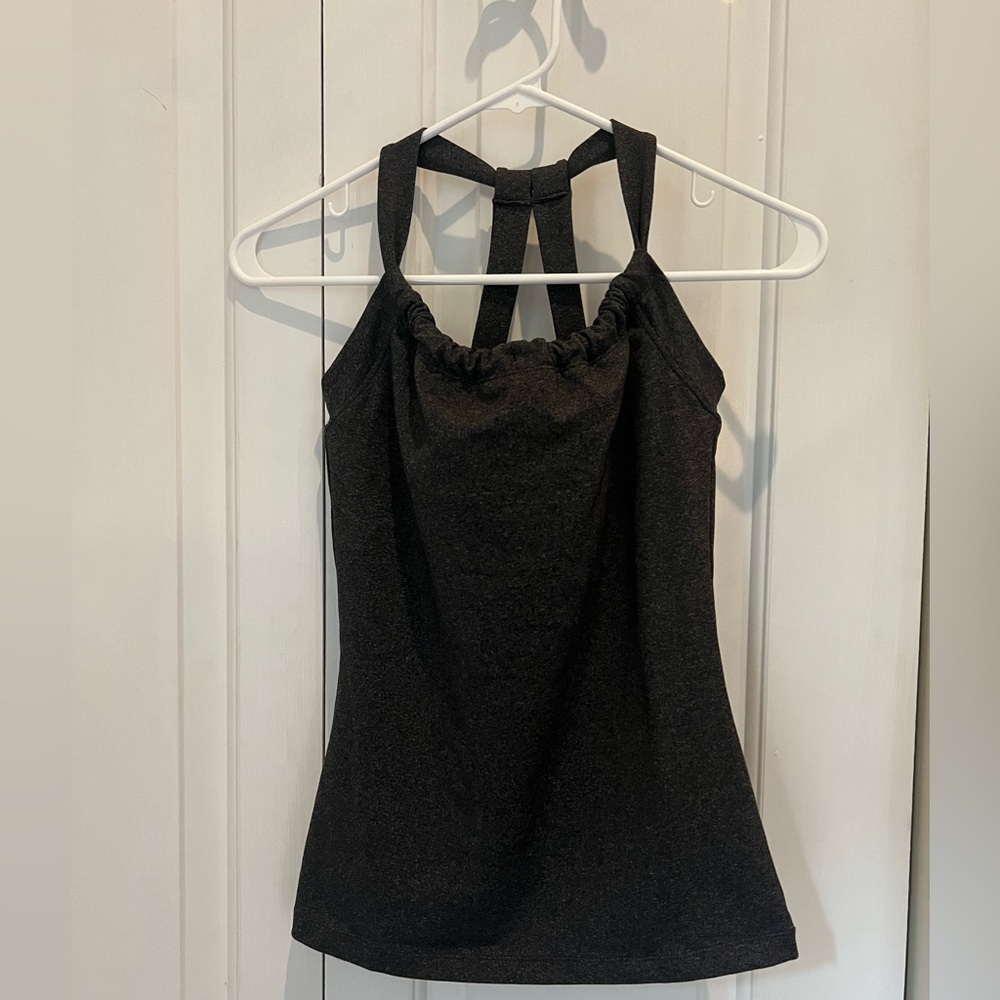 PRANA Quinn Chakra Tank Top Charcoal Heather Gray Size Small - Picture 5 of 14